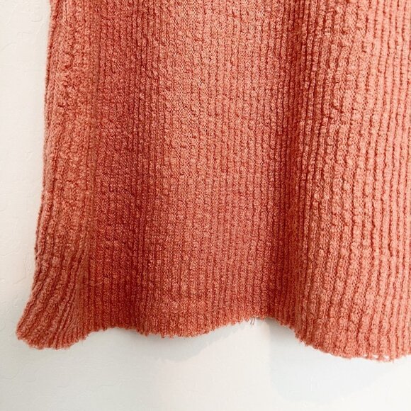 Zara Oversized Ribbed Textured Short Sleeve Raw Hem Shirt Top Blouse Size Small - Picture 5 of 8